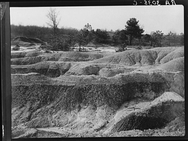 Jackson Mississippi 1936 Erosion Landscape Farm Security Administration
