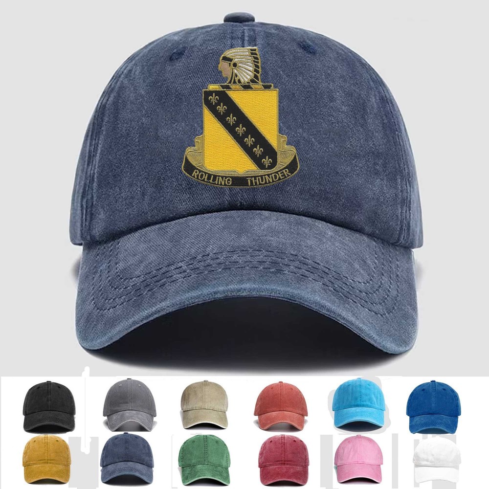 Custom Embroidered Hat 645th Tank Destroyer Battalion, Veteran Cap, Trucker Hat