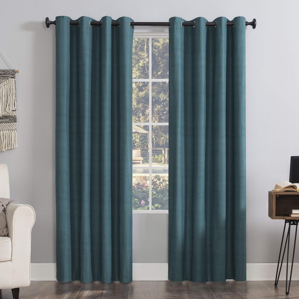 Columbia 2-Pack Blackout Thermal Grommet Curtain Panels for Energy Efficiency