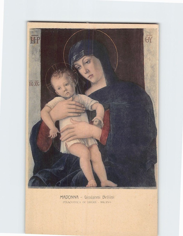 Postcard Madonna & Child Painting by Giovanni Bellini