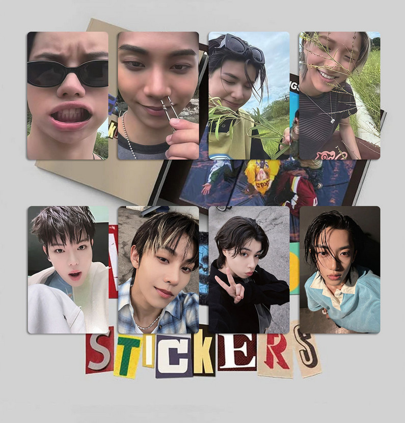 LNGSHOT SHOT CALLERS STICKERS Woojin Louis Ohyul Ryul Edition card gift