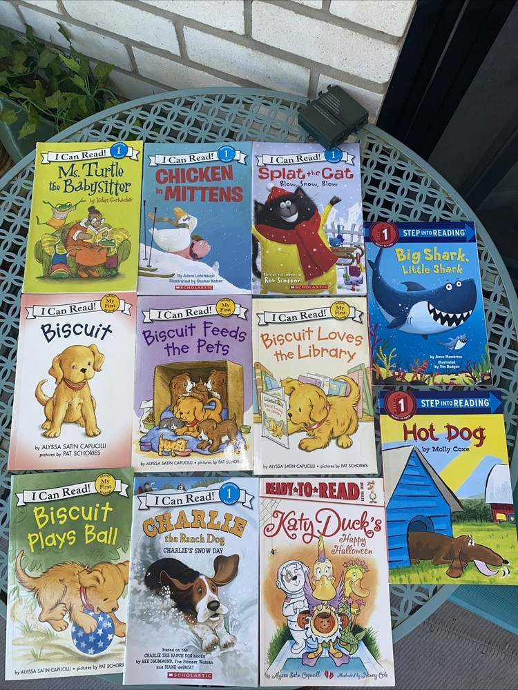 Lot of 8 Mixed I Can Read Books,1 Ready To Read And 2 Step Into Reading Books