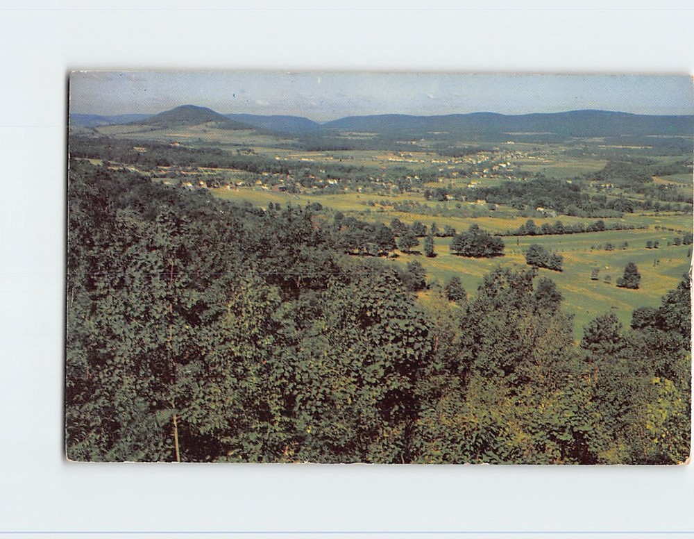 Postcard Aerial View Conyngham Valley Pennsylvania USA