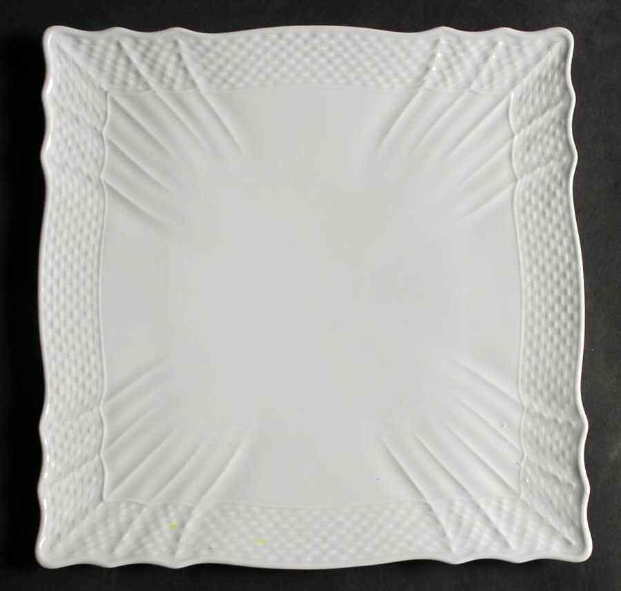 Richard Ginori 1735 Bianco White  Square Salad Dessert Plate 9559061