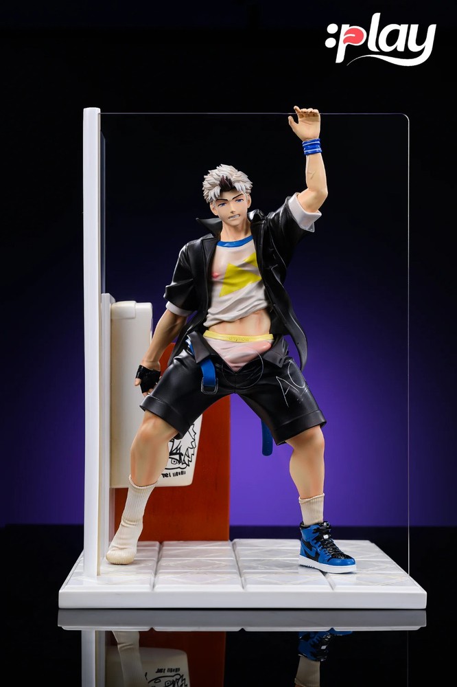 Play Studio Ah Hao Exploring the Cave Limited Edition 1/6 Resin Statue Model