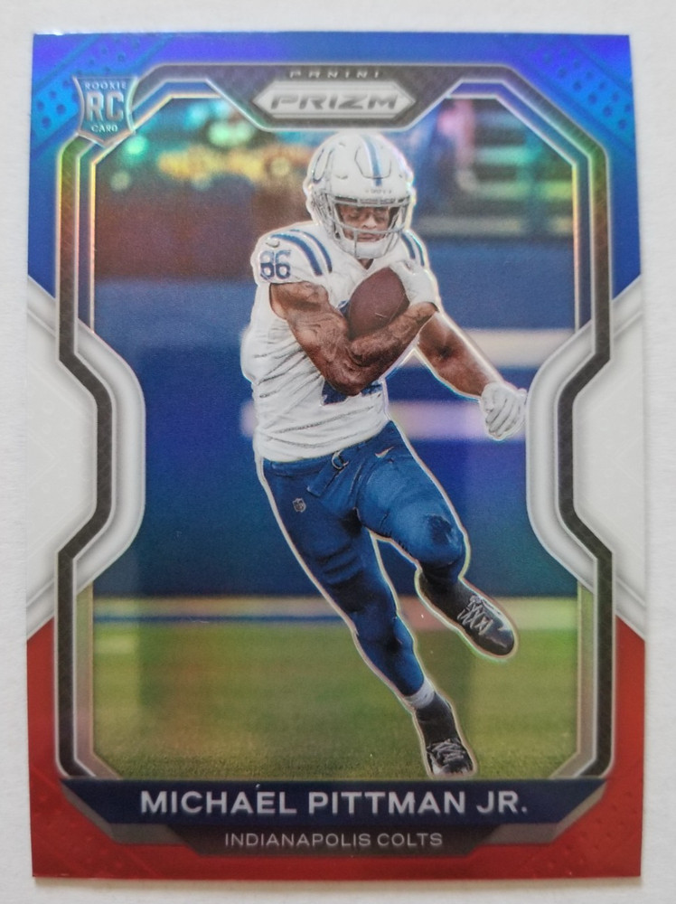 Michael Pittman Jr 2020 Prizm Red White Blue Prizm Rookie Rc #333 Colts