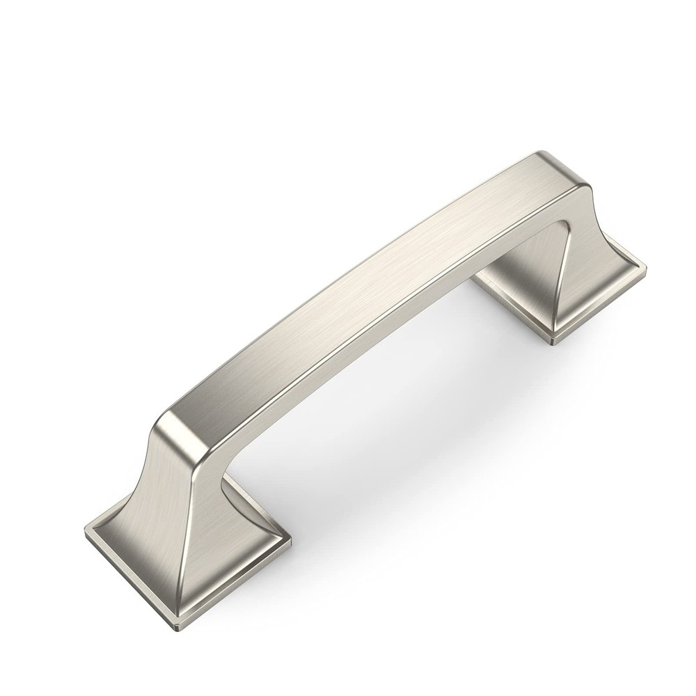 Amerdeco 10 Pack Brushed Satin Nickel 3 Inch(76mm) Hole Centers Kitchen Cabin...