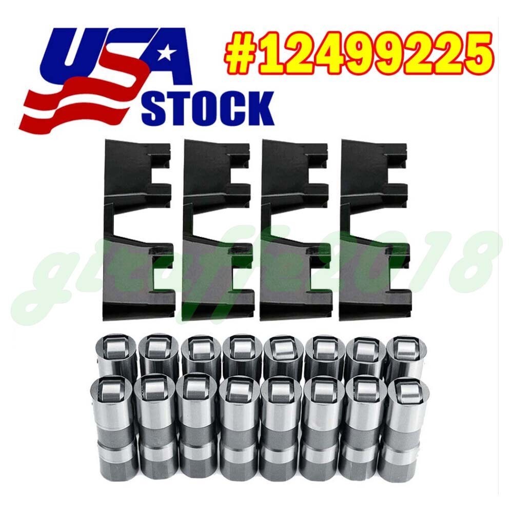 16pcs Hydraulic Roller Lifters Set for Chevy 5.3 5.7 6.0 LS1 LS2 LS3 SBC LS7 US