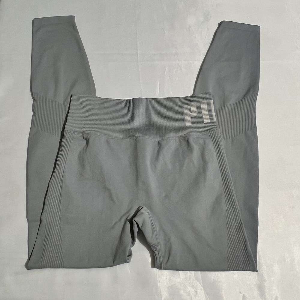 PINK Victoria’s Secret Size S Grey Seamless Leggings High Waist Full Length Yoga