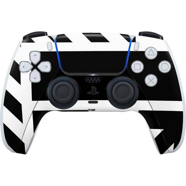 Streetwear PS5 Controller Skin - Black and White Geometric Shapes