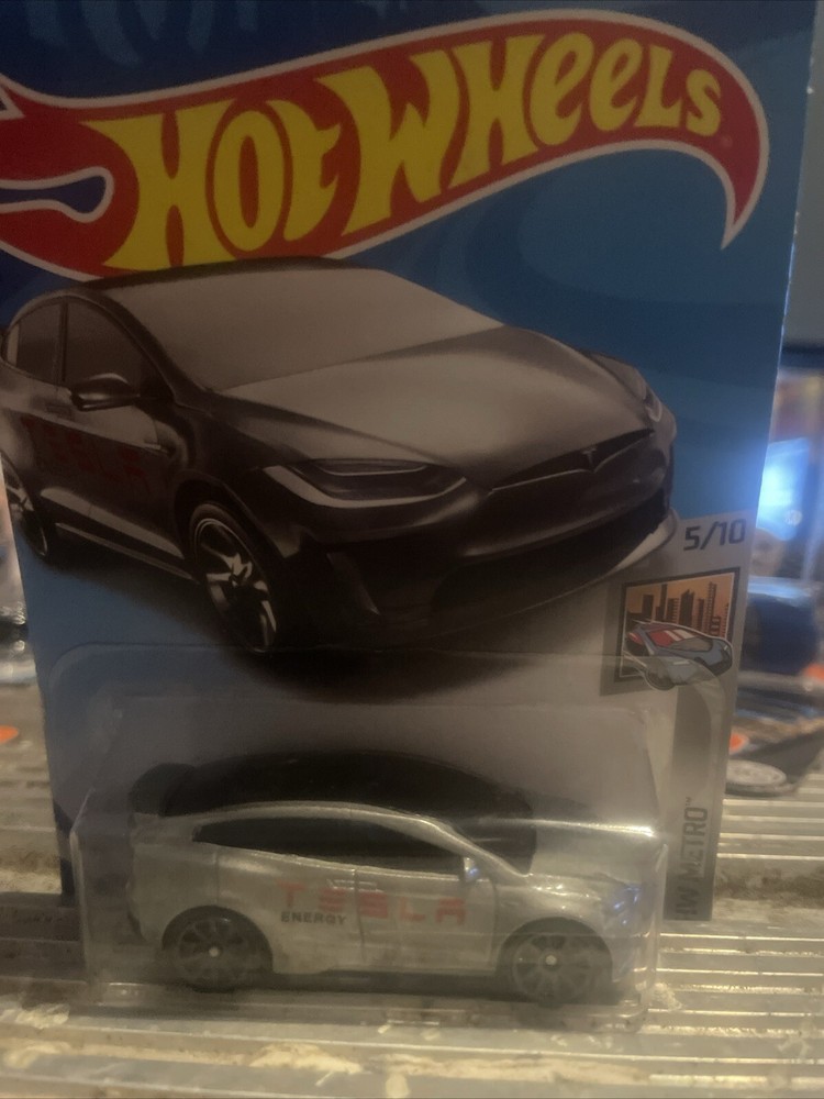 NEW RARE Hot Wheels HW Green Speed Tesla Model X 1/64 Scale Diecast Car