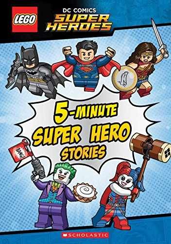 5-Minute Super Hero Stories (LEGO DC - Hardcover, by Scholastic - Acceptable