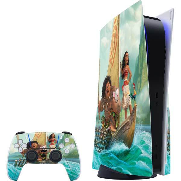 Moana PS5 Bundle Skin - Moana and Maui Set Sail