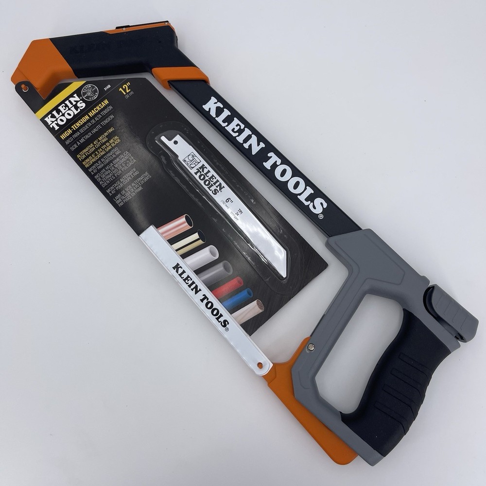 Klein Tools 31430 Heavy-Duty High Tension Hacksaw for Professional Use