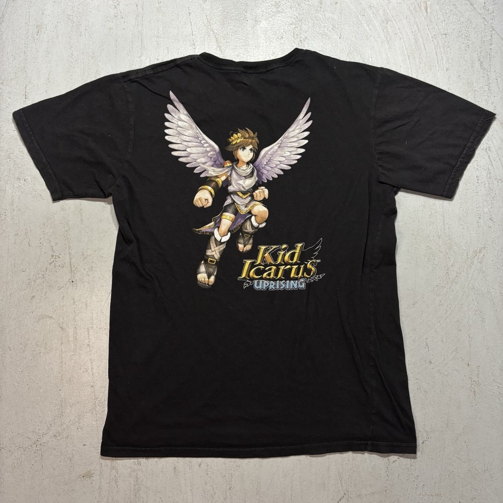 Y2K Nintendo 3DS Video Game Console Son Of Icarus Gaming Promo T Shirt L