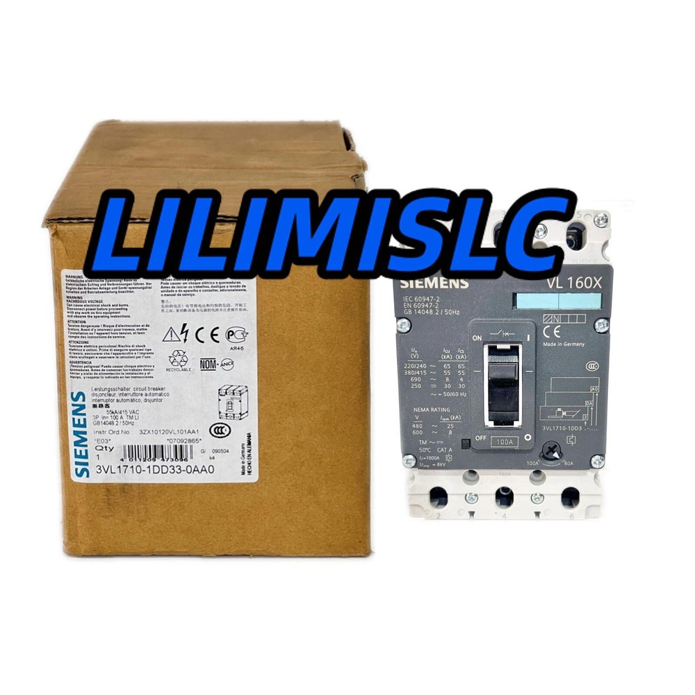 1PC NEW Siemens 3VL1710-1DD33-0AA0 circuit breaker