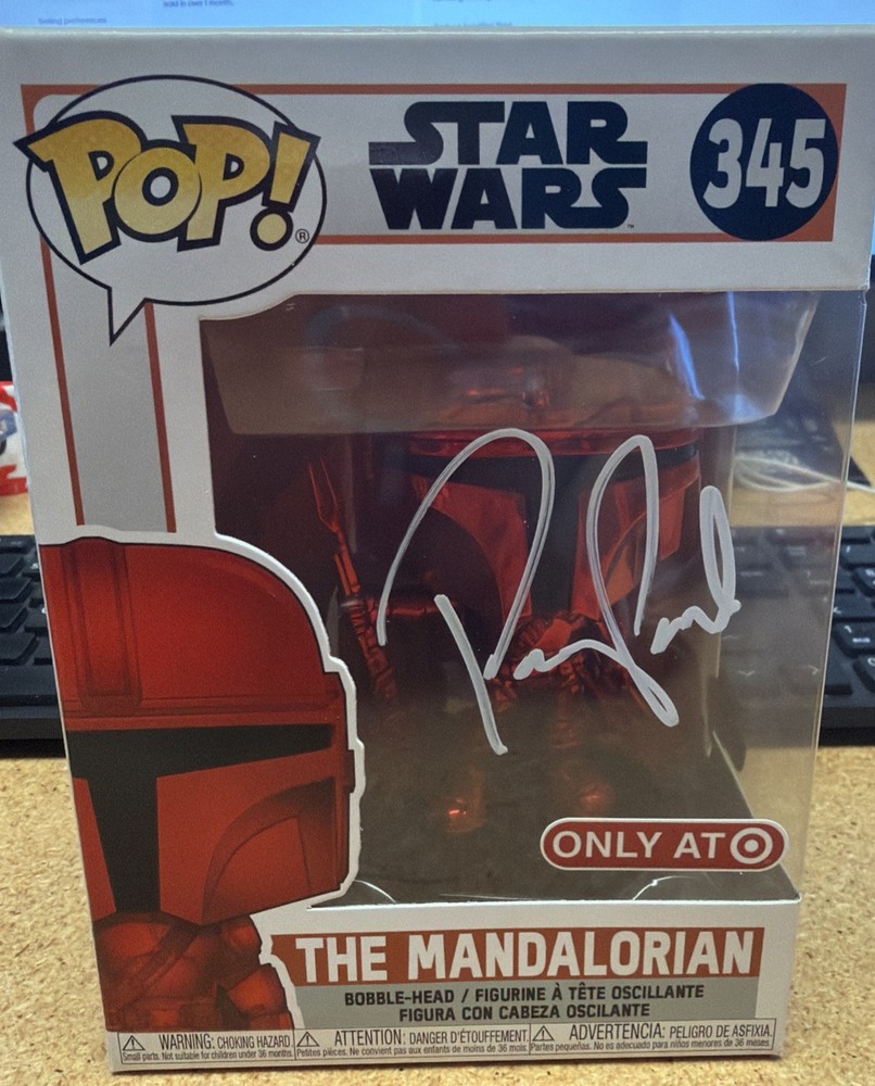 Pedro Pascal Signed Target Exclusive Funko 345 SWAU Witness