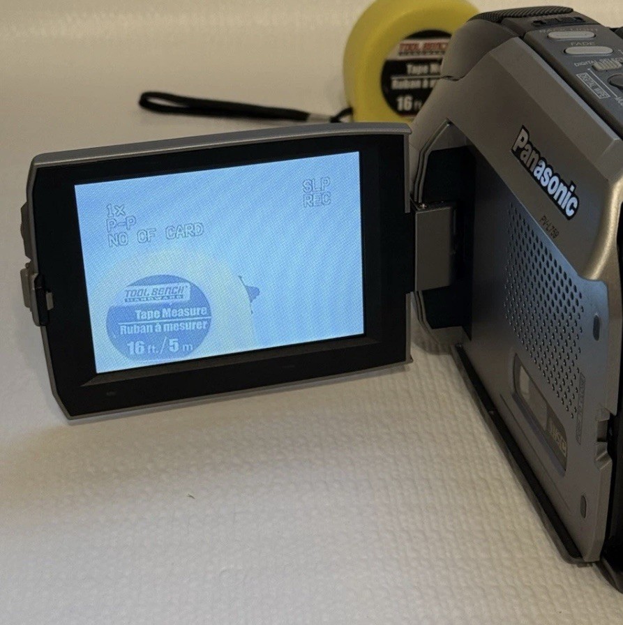 Panasonic PV-L750D VHS-C Analog Camcorder UNIT ONLY No Battery Works