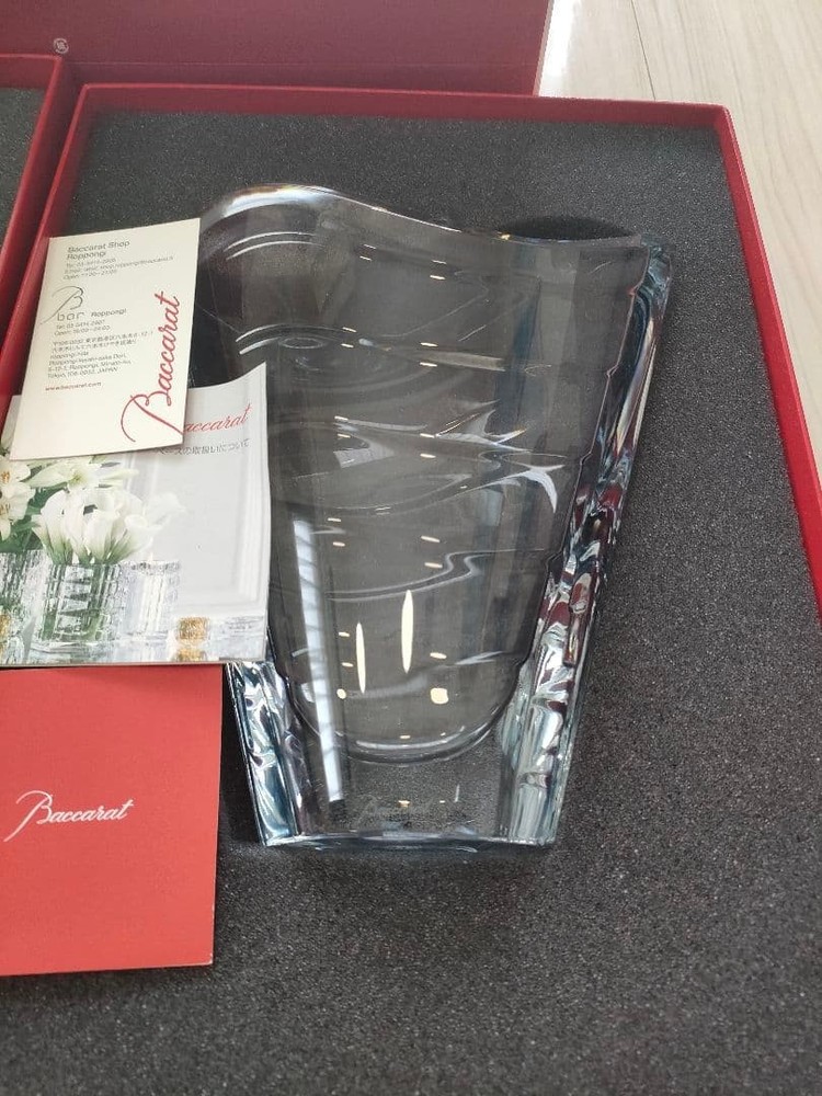 Baccarat Wave Vase Made in France Collection Home Decor