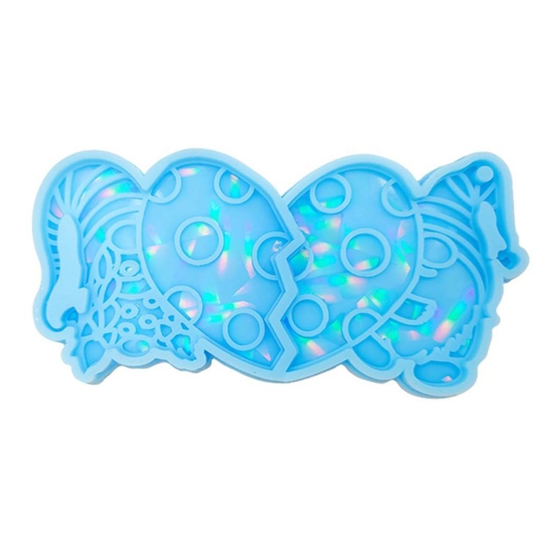 Heart Gnome Silicone Molds for Resin DIY Craft Keychains Pendants