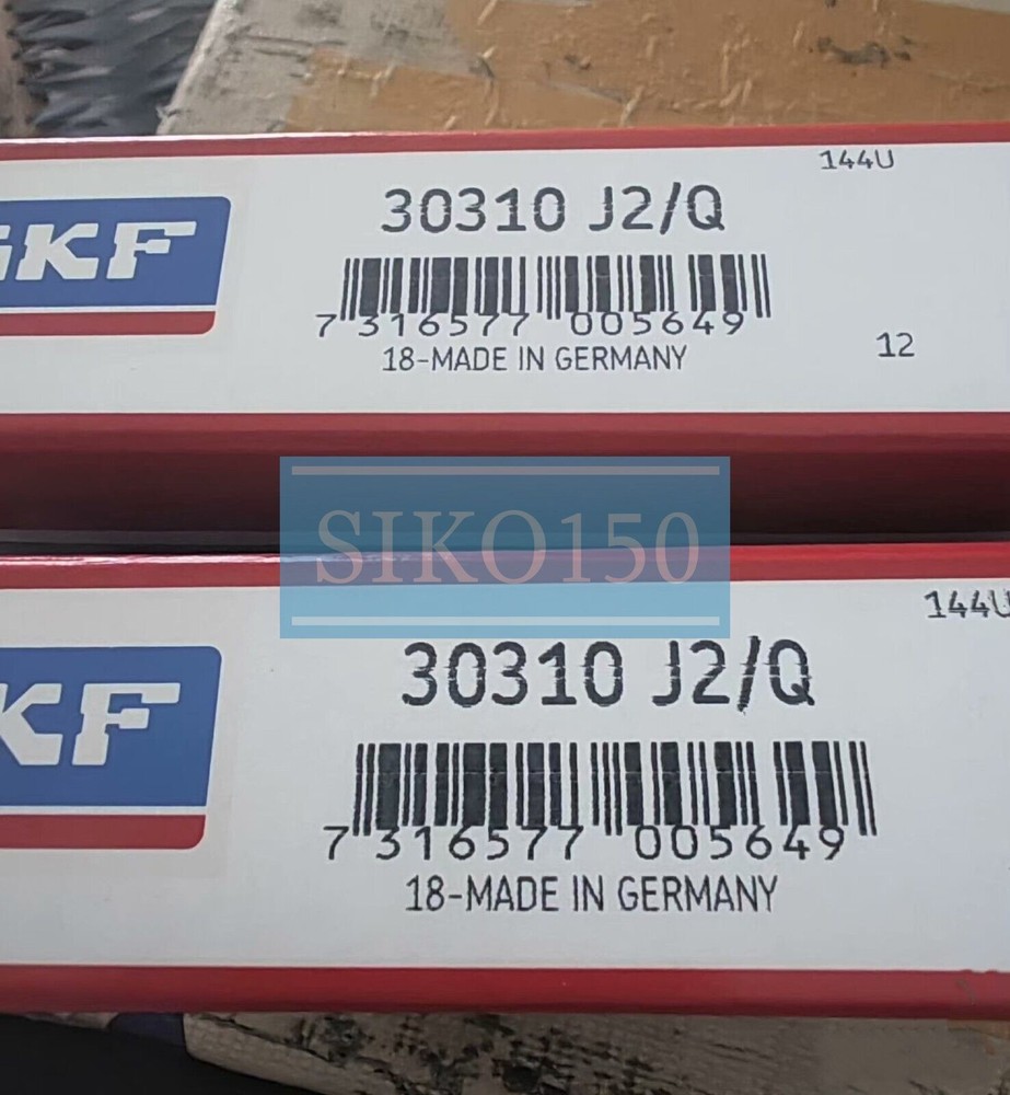 SKF 30310 J2/Q Single Row Tapered Roller Bearing 1x Unit #SK