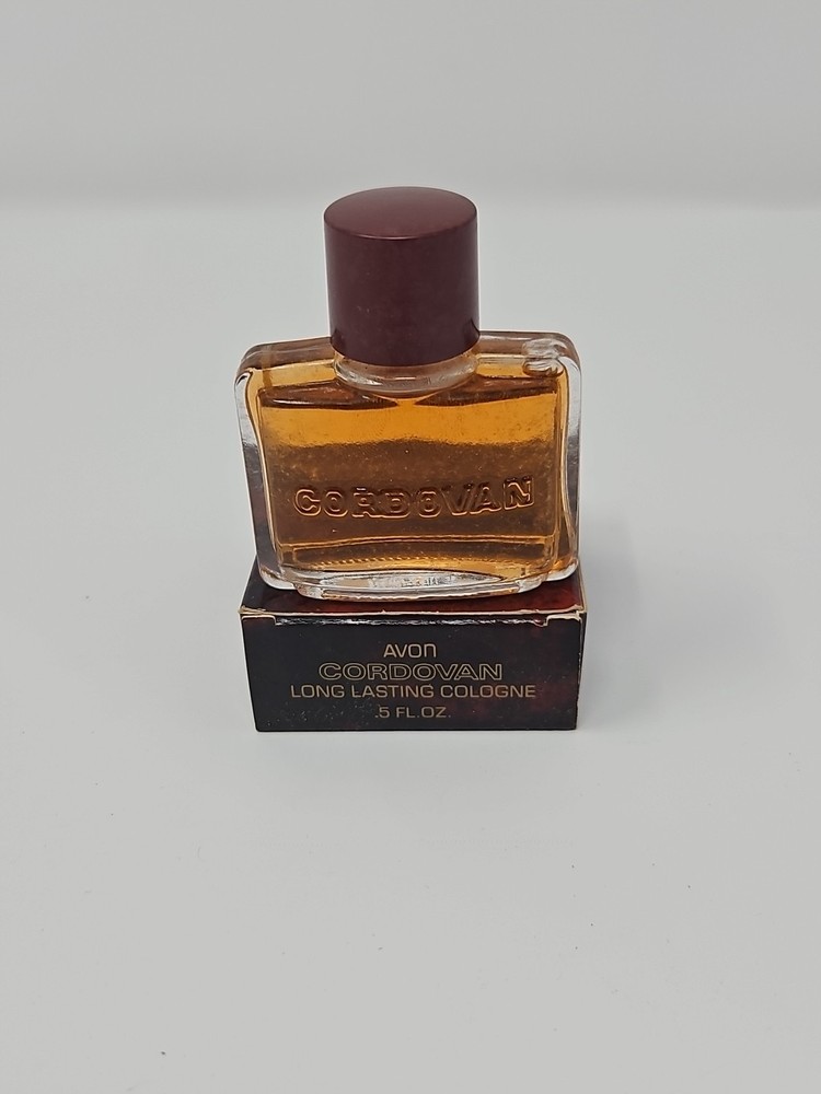 Vintage Avon 1983 CORDOVAN Men's Cologne .5 fl oz Mini Size NEW With Box