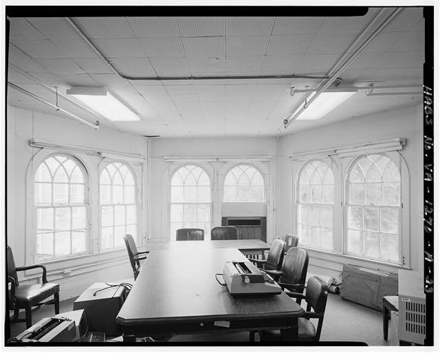 23. Main Building. Interior View South Second Floor Room Connecting Link