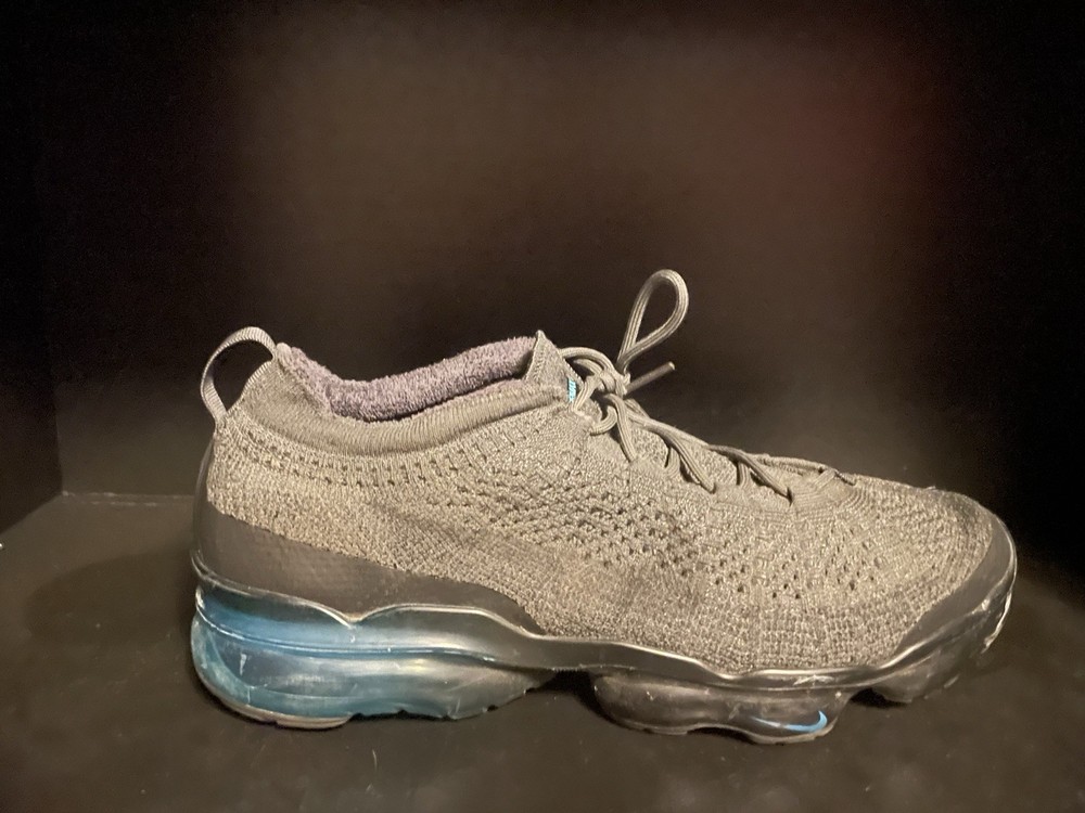 Nike Air VaporMax Gray Blue FlyKnit Low Top Men's Running Sneakers