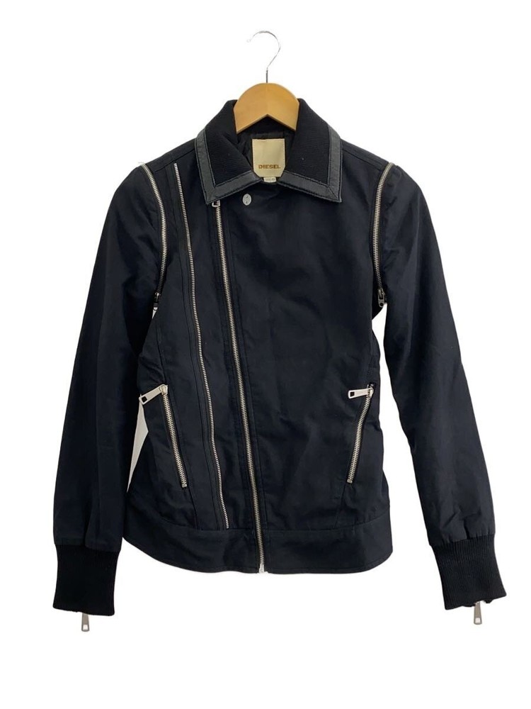 Diesel Double Riders Jacket/Xs/Cotton/Blk 3477