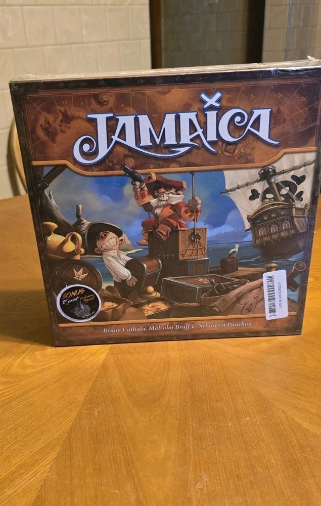 Jamaica Revised Edition 1st Print + Ghostship Ghost Ship Figure Board Game - New