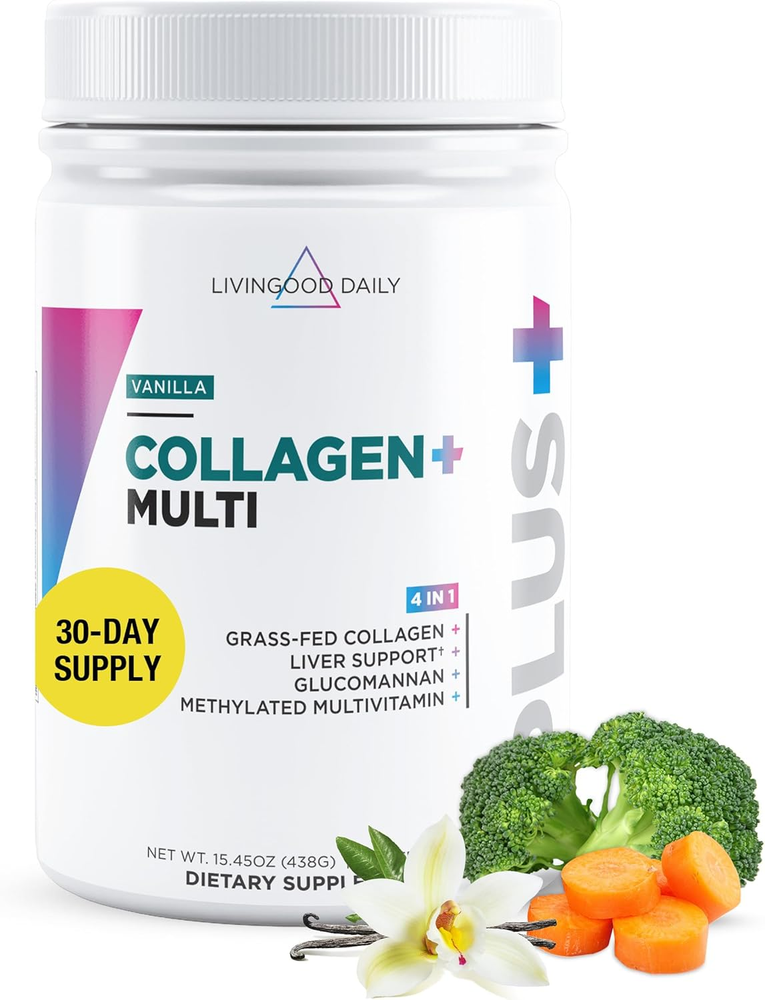 Collagen Powder for Women & Men (Vanilla) - Grass-Fed Hydrolyzed Collagen Peptid