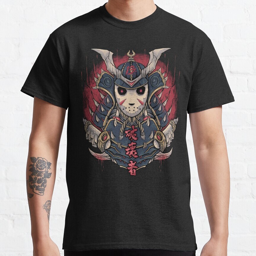 Cotton T-Shirt Friday The 13th Jason Voorhees Camp Crystal Lake