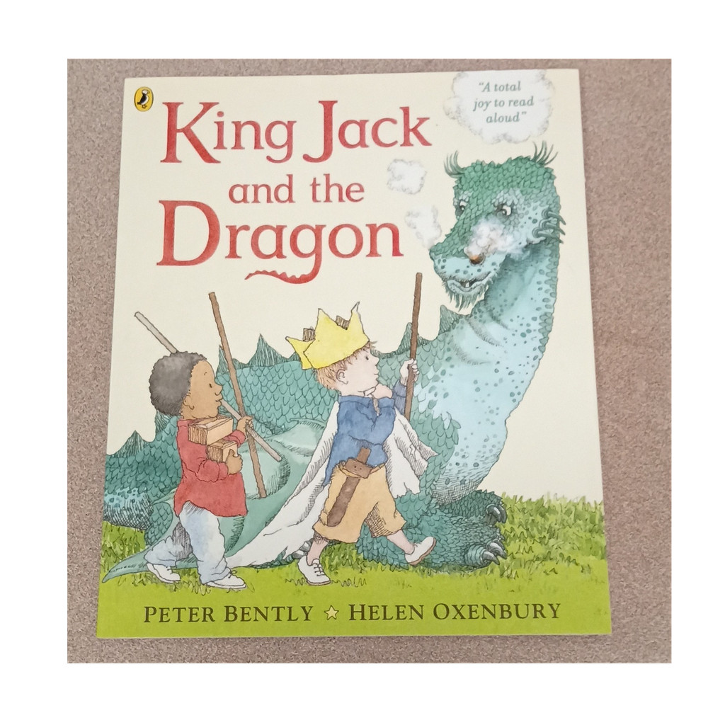 Peter Bently King Jack and the Dragon Paperback 2014 Puffin Illustrated Dragons