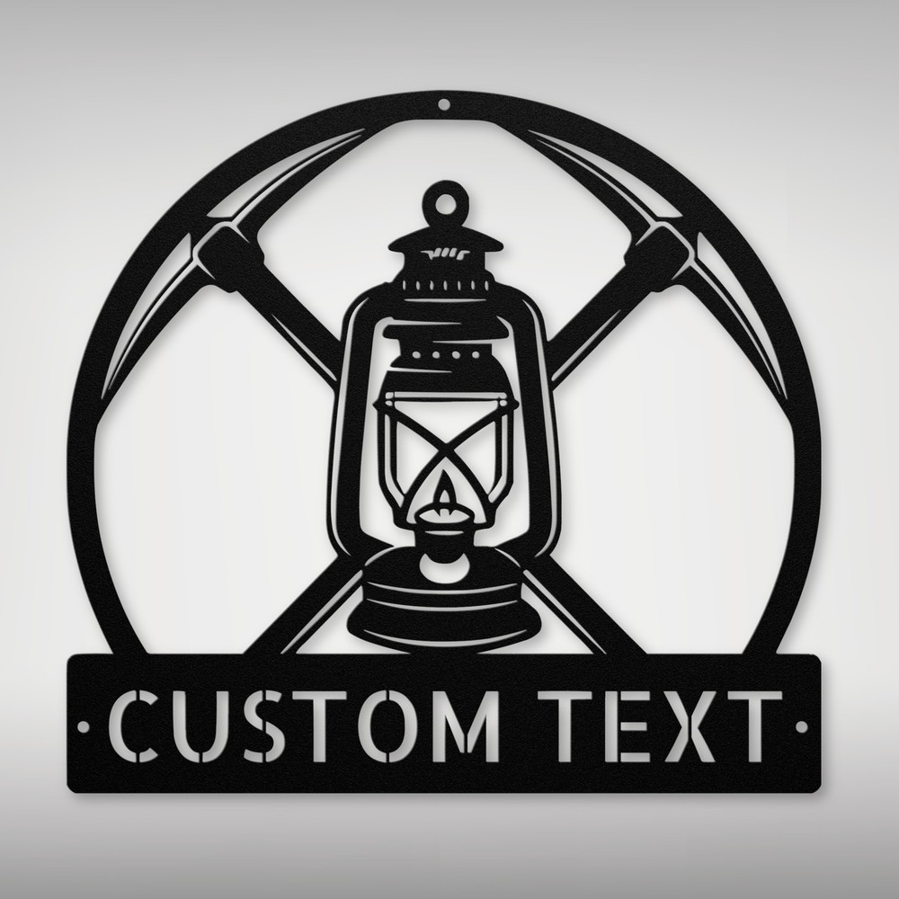 Custom Coal Miner Metal Sign Unique Decor for Miners and Coal Mining Fans