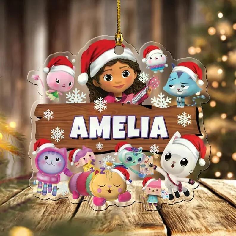 Personalized Gabby s Dollhouse Ornament Gabby 2024 Christmas Ornament  Kids Gift
