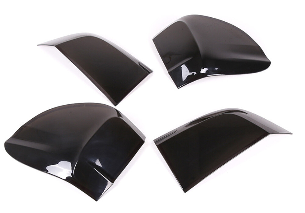 BMW X5 F15 2014-2018 Smoke Black ABS Rear Tail Light Lamp Guards Cover Trim