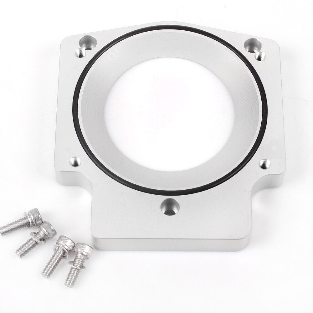 Silver Manifold Adapter Plate for 92MM Throttle Body GMIII LS1 LS2 LS6 LSX LS4
