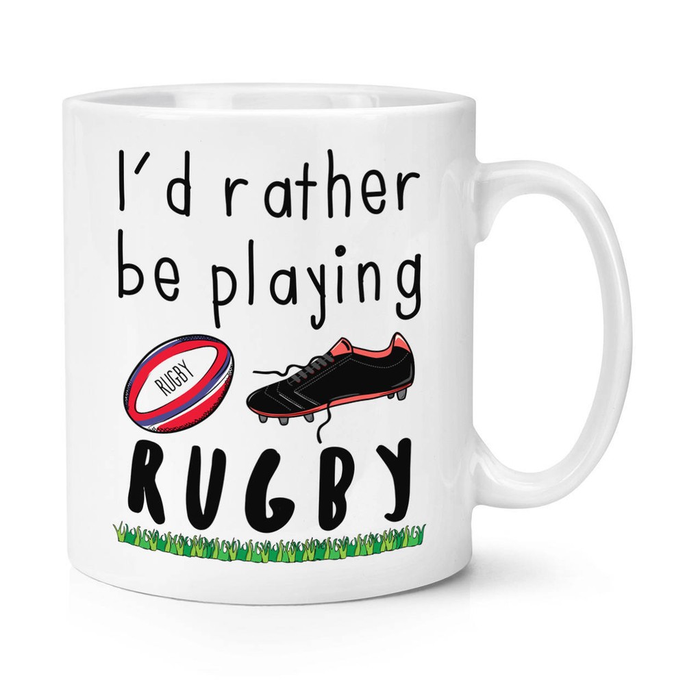 I'd Rather Be Playing Rugby Cup Coffee Mug Coffee Cup Mug Cup