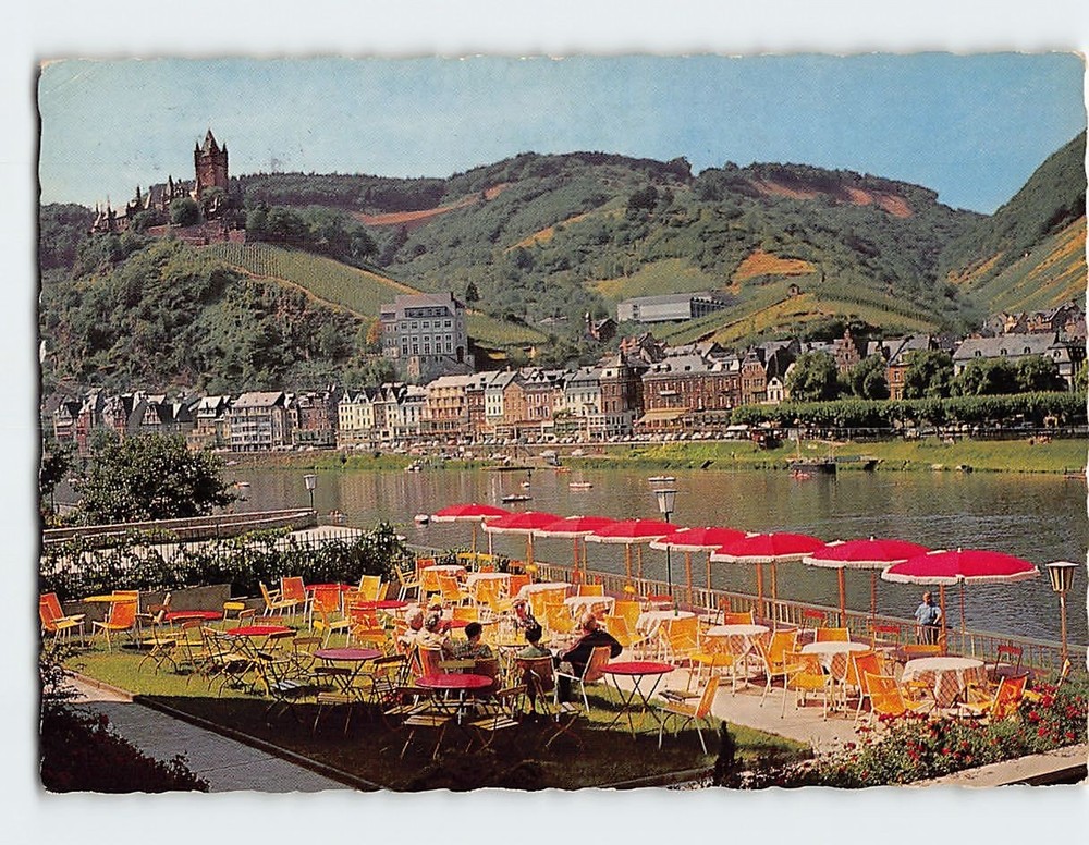 Postcard Cochem an der Mosel mit Burg Cochem Cochem an der Mosel Germany