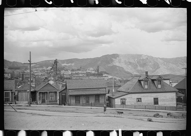 Butte,Montana,MT,Summer 1939,Arthur Rothstein,Farm Security Administration,11 1
