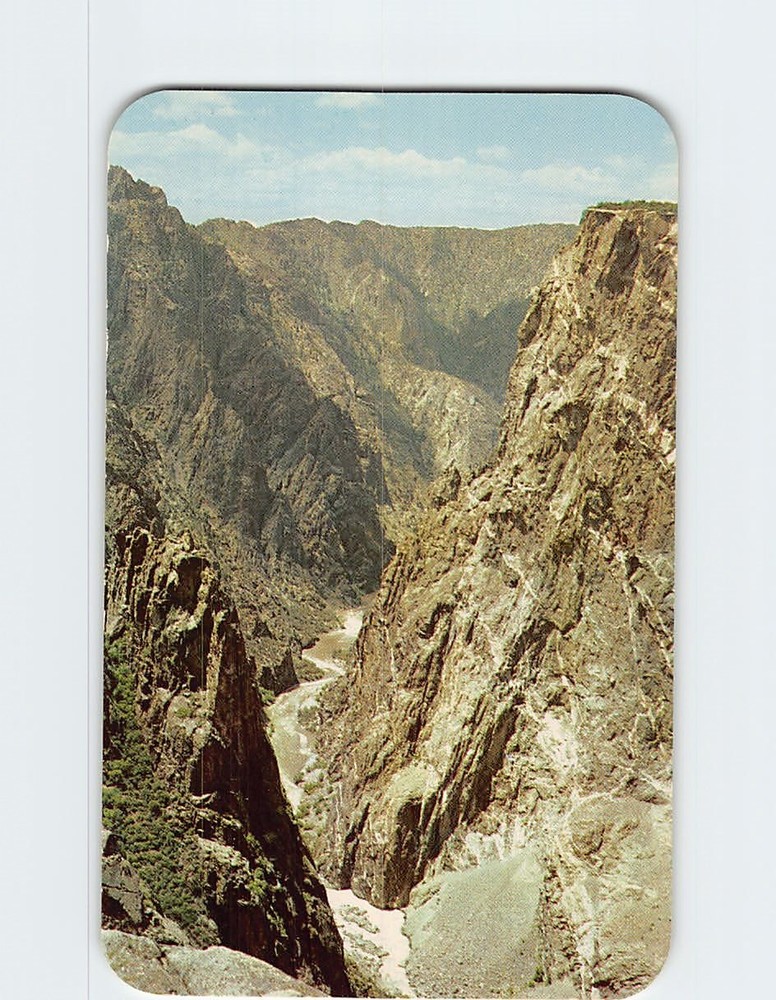 Postcard Black Canyon of the Gunnison Colorado USA
