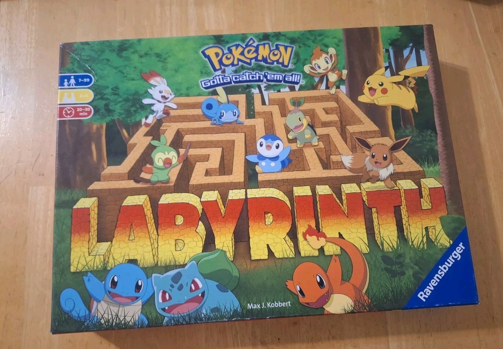 Pokémon Labyrinth Board Game Gotta Catch Em All Ravensburger Very Good Condition