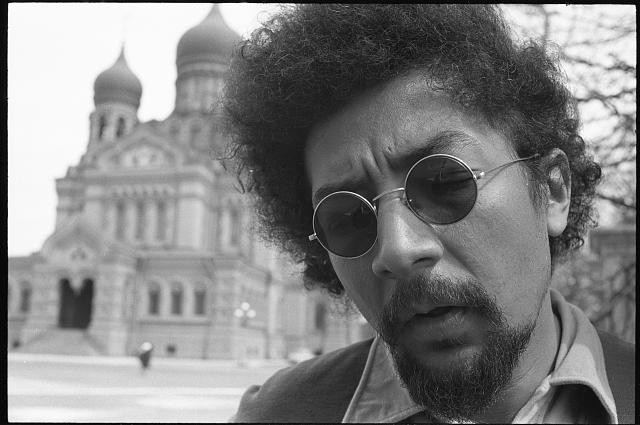 Tallinn Estonia 1960s Charles Lloyd Jazz Festival Portrait Church Background