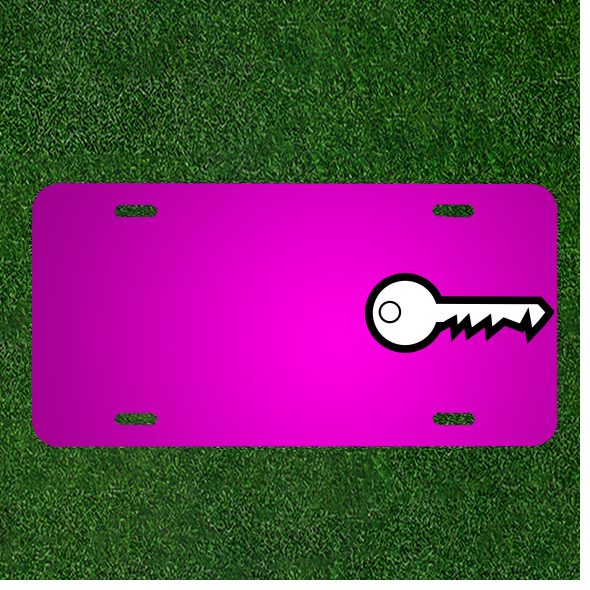 Create a Custom Personalized Car License Plate with Added Names for a Unique Key Car Lock Opener