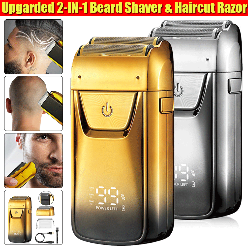 Maquinilla de afeitar eléctrica profesional 2 en 1 para afeitadora de barba y cabello EE. UU.