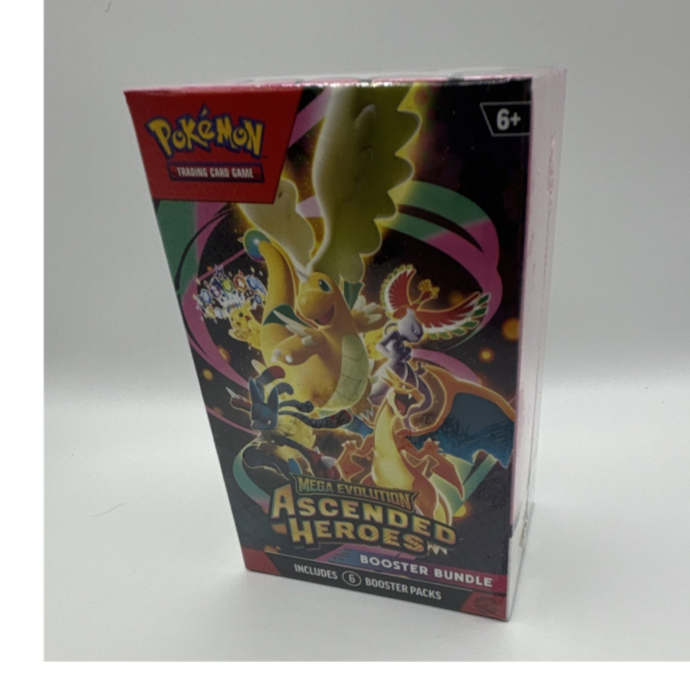 Pokémon TCG Mega Evolution Ascended Heroes Booster Bundle Box 8 Packs