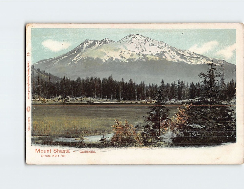 Postcard Mt. Shasta California USA