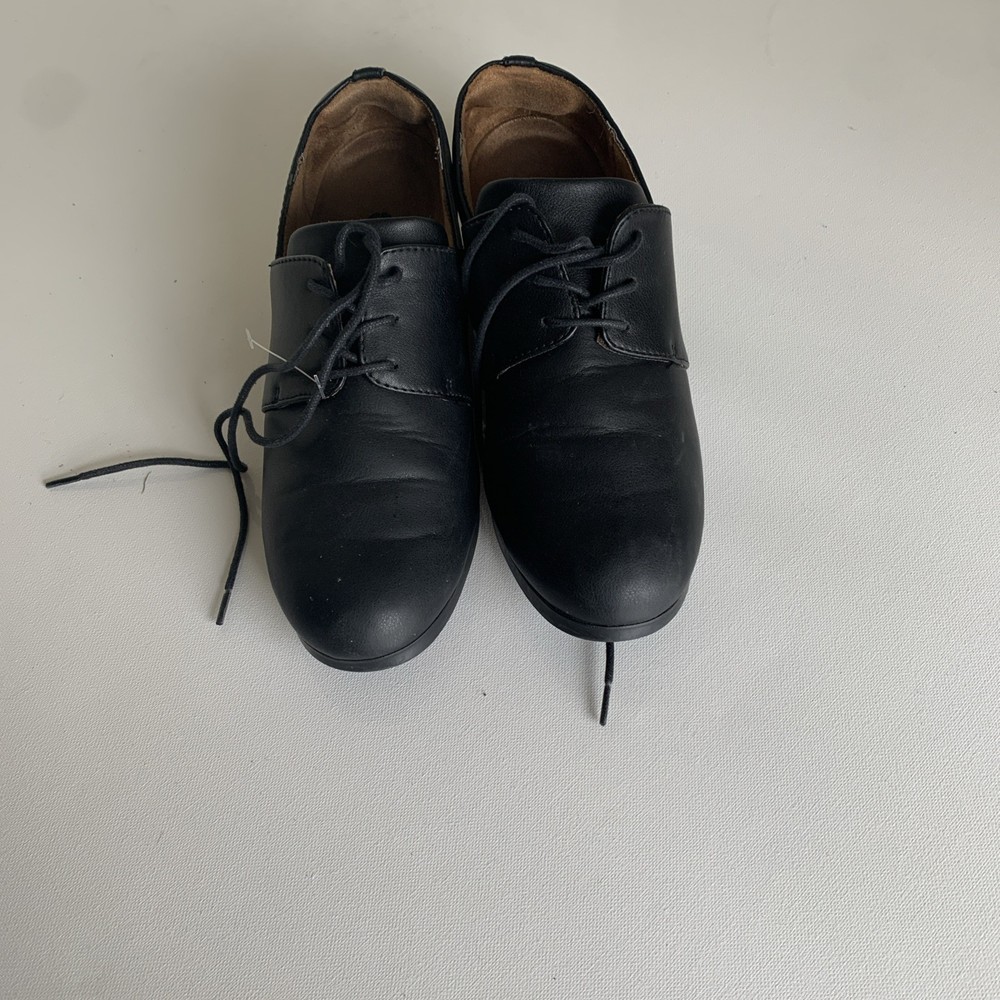 Shoes For Crews Black Slip Resistant Work Shoes Lace Up Loafers Women’s Size 10