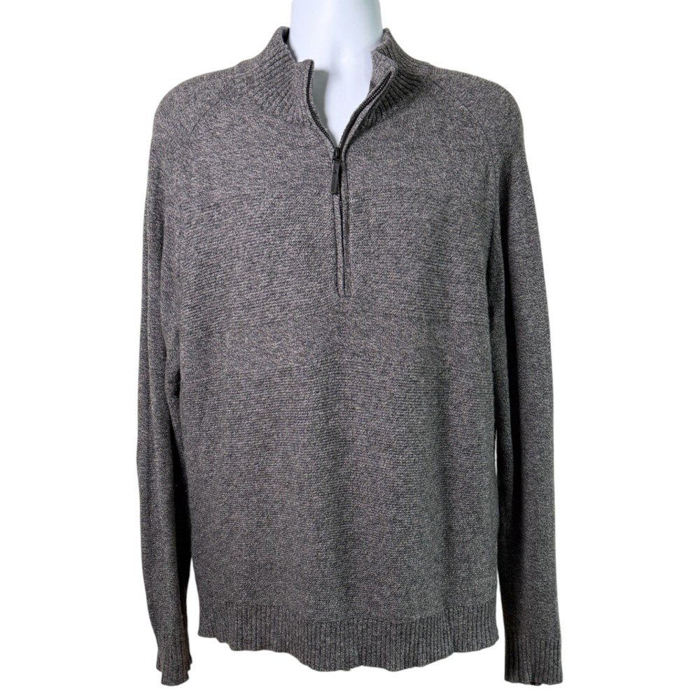 Smartwool Mens Ripple Ridge Half Zip Merino Wool Blend Sweater Size XL