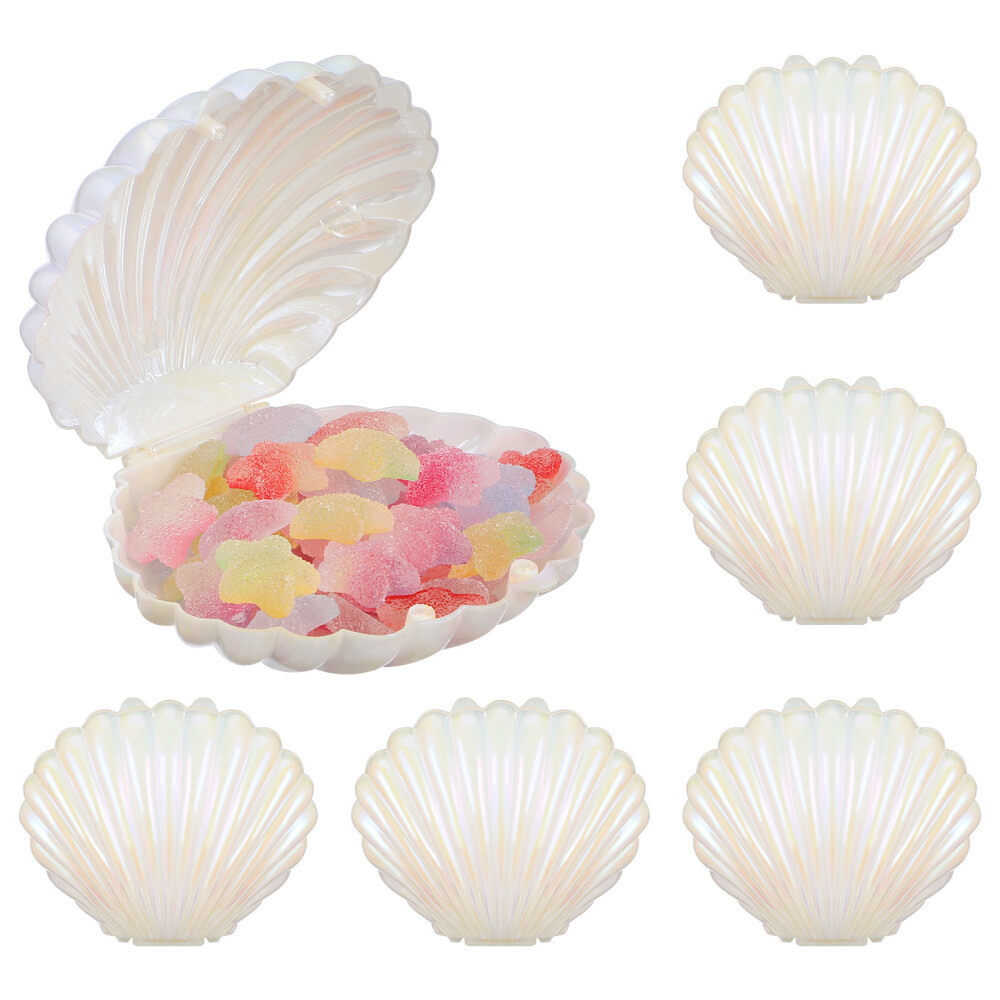 30 Pcs Seashell Containers Small Candy Box Party Favor Pool
